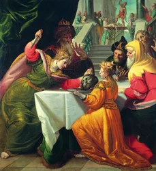 Erodiade con la testa del Battista presentata da Salomè